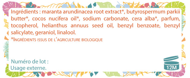 Déodorant solide vanille